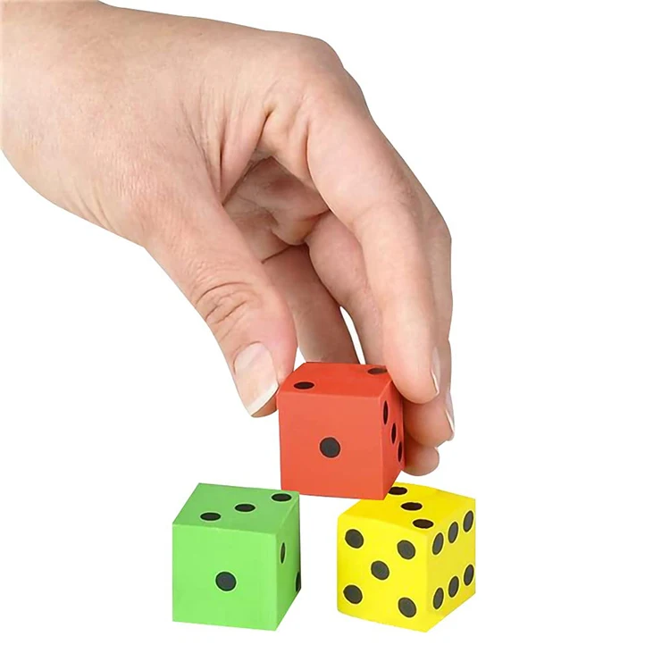 free sample high quality colored square dice eraser for school students best pencil eraser rubber toys