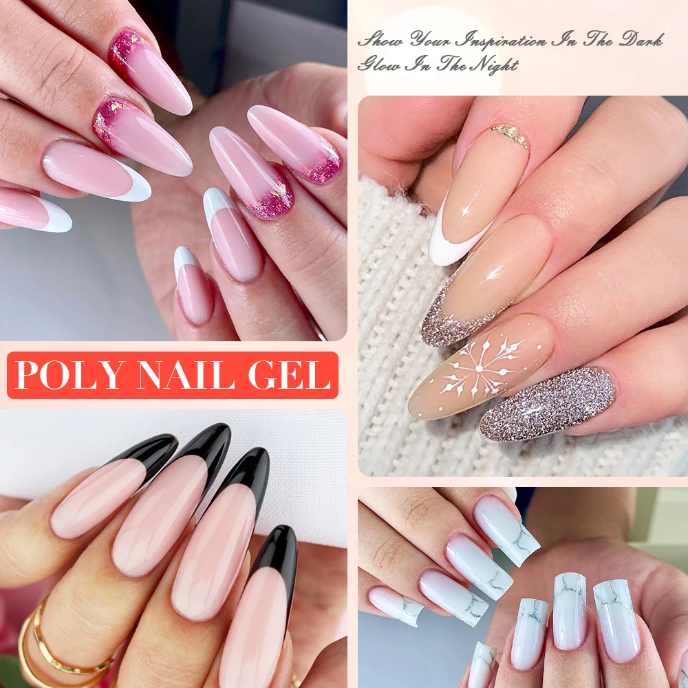 Hot selling nude polygeling 30ml uv build gel acrylic gel  28 colors for nail extension