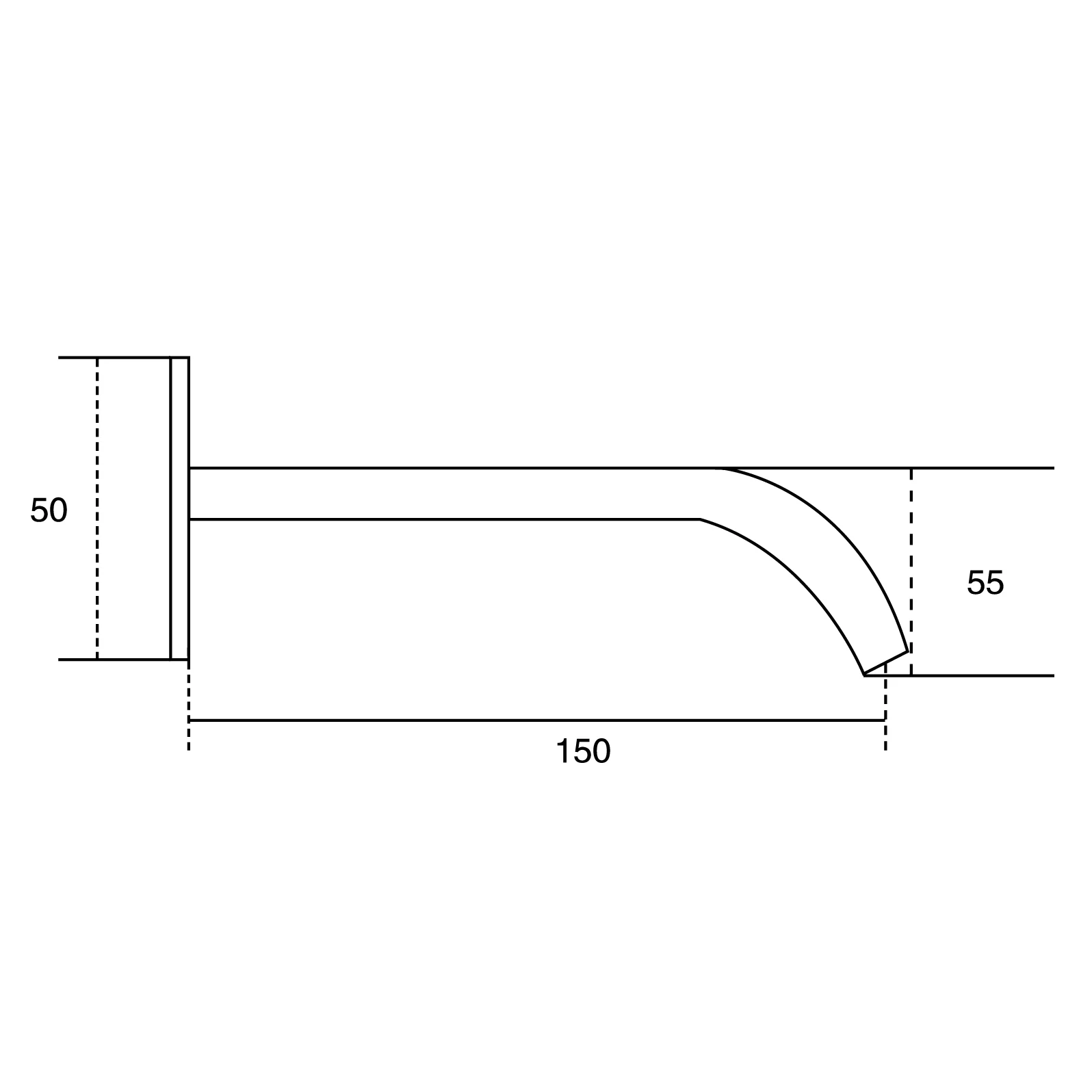 Concealed Self Closing Tap  Wall mounted time delay faucet Full Brass Water Saving