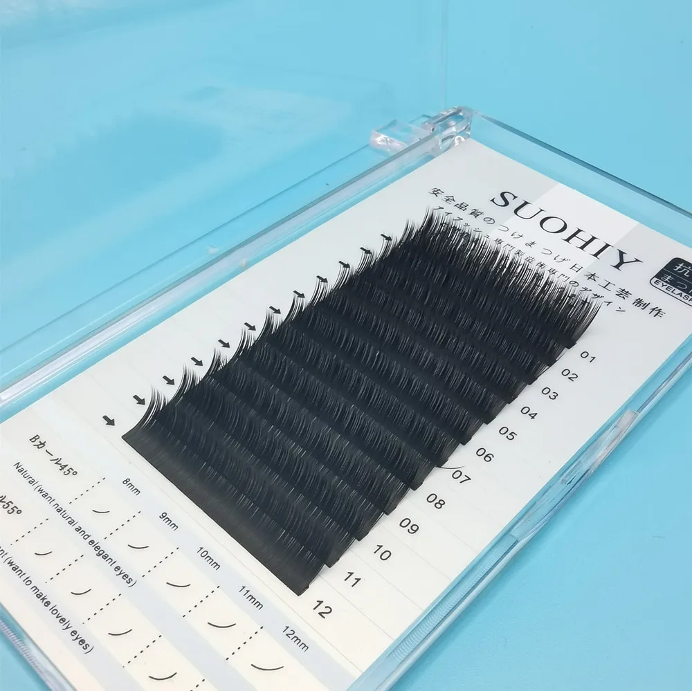 Lash Extension Supplies Private Label 0.03 0.05 0.07 Mega Volume Lash Russian Cashmere Lash Mink Individual Eyelash Extension