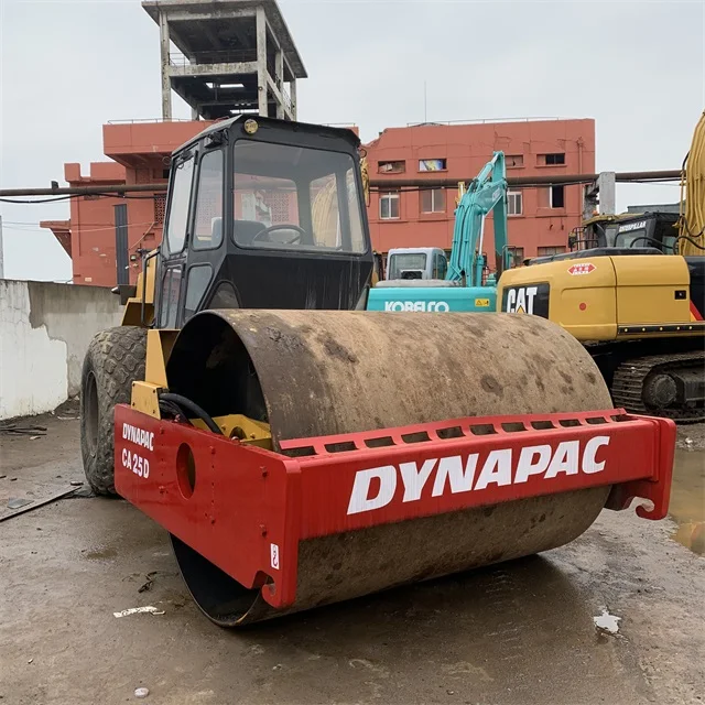 Практически Новый швеционный оригинальный дорожный каток CA25D 12 тонн 14 Dynapac/более дешевая цена использованные ролики Dynapac ca251d ca25 ca30