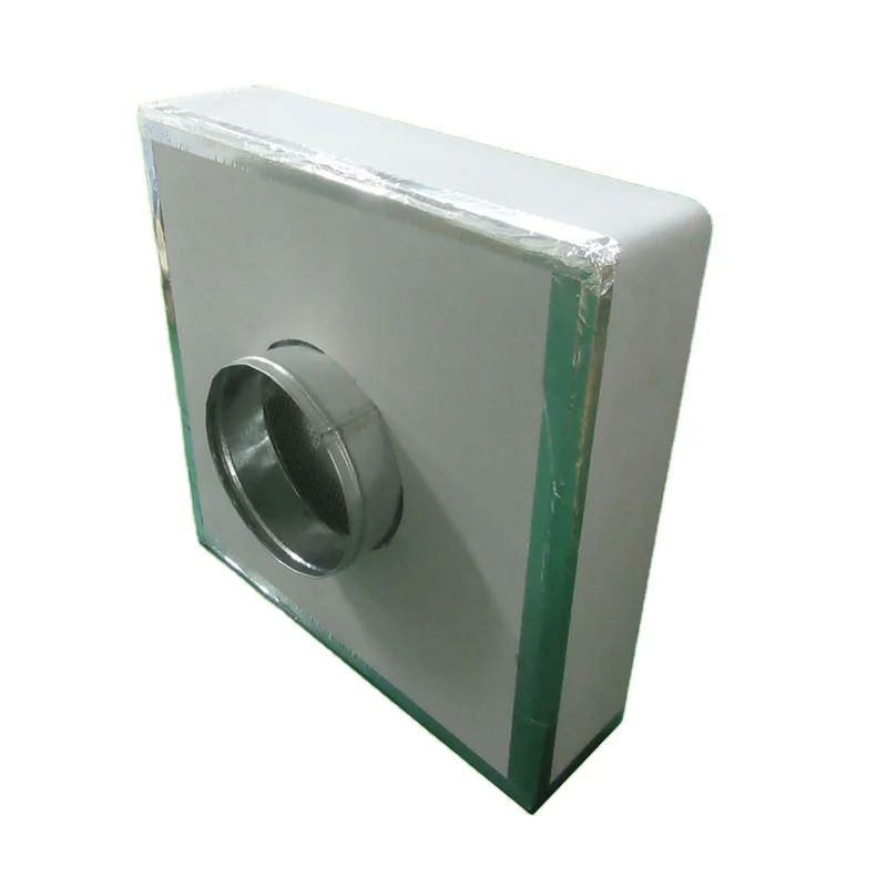 Air Filter Box Terminal Hepa Filter Module With Hood For Ventilation System