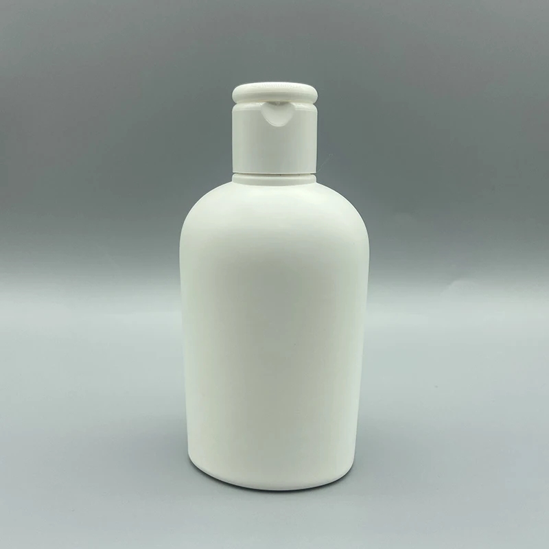 Matte Black PE Plastic 100ml travel suit Mini shampoo shower bottle with dis top cap