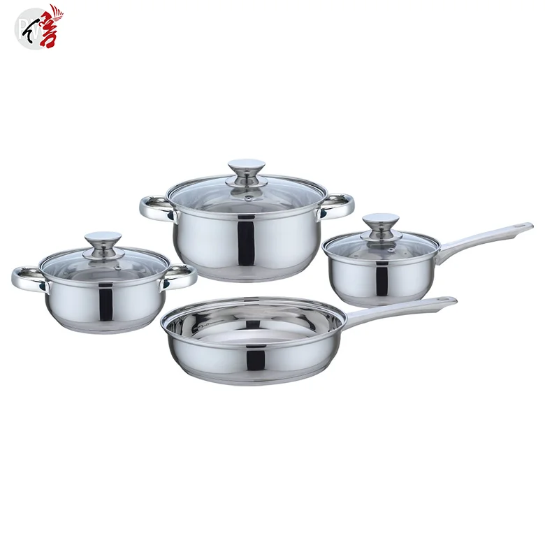 Realwin stainless steel cookware induction pot set in malaysia pots and pans cookware sets cooking