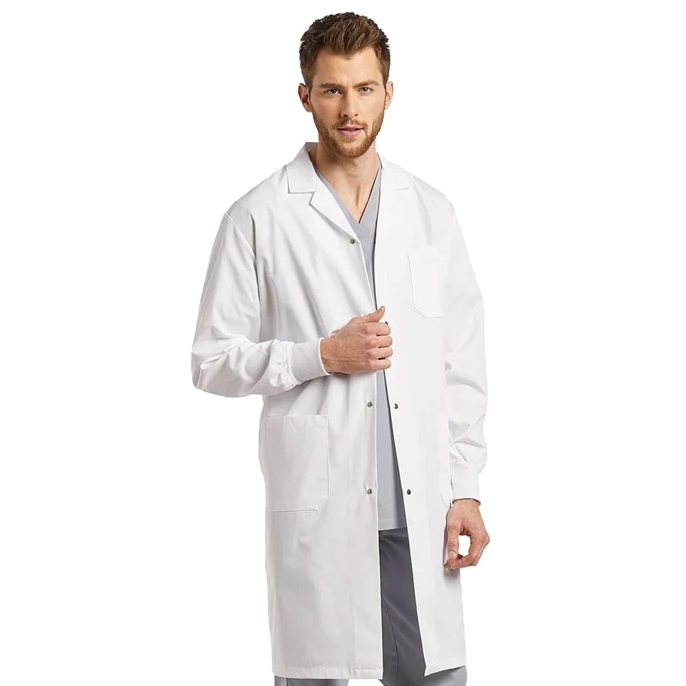 Wholesale Hospital Doctors Uniform Pharmaceutical Workwear Lab Coats for Female and Male