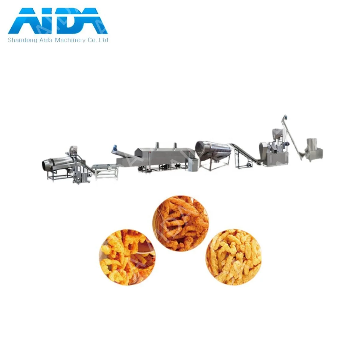 High Quality Automatic Fried Kurkure Cheetos Making Machine