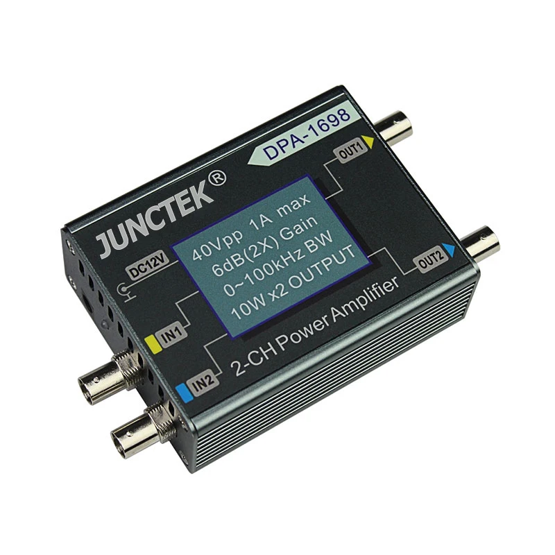 
JUNCTEK high-power 100KHz DPA1698 DC power amplifier for signal generator with US plug type 
