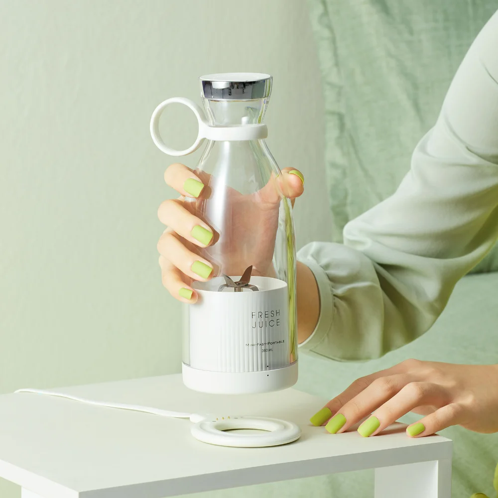 350ML USB Rechargeable Juicing 214 Magic Electric Fresh Fruit Juicer Outdoor Mini Bottle Portable Juicer Blenders Machine