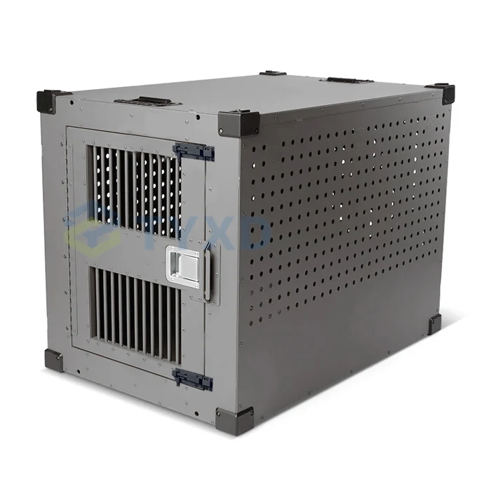 TYXD, нескладная алюминиевая Штабелируемая клетка для собак с высокой тревожностью, сверхпрочная клетка для собак