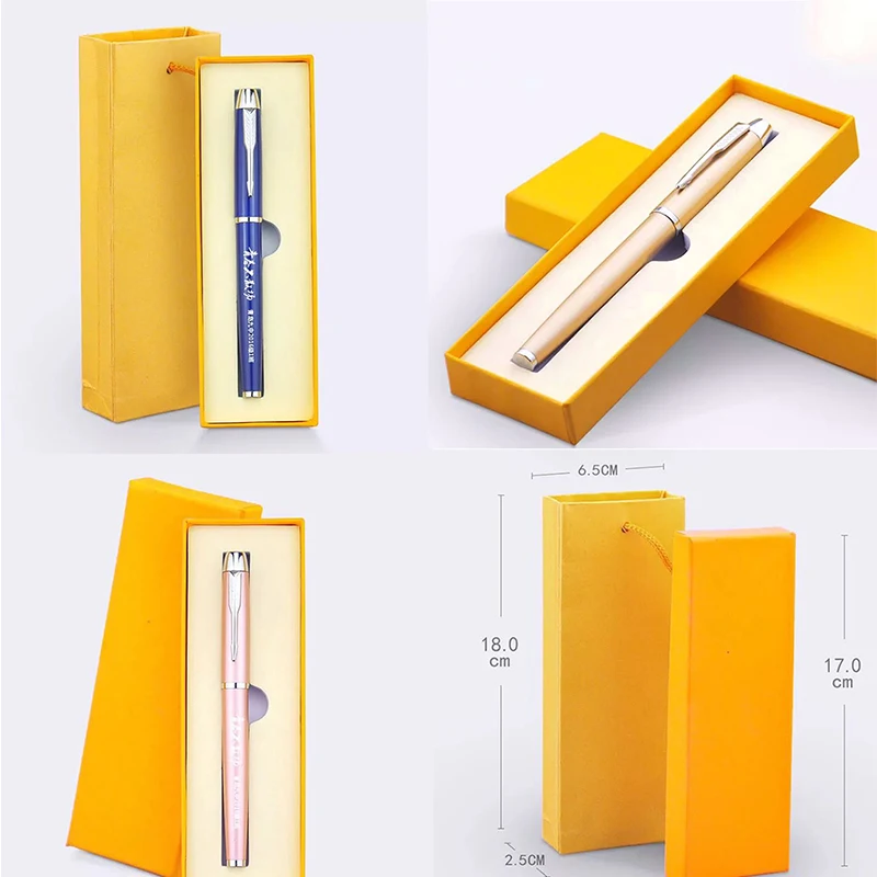 
Customized cheap cardboard business gift empty boxes single Drawer Pen Packaging Box with Foam Custom Logo 