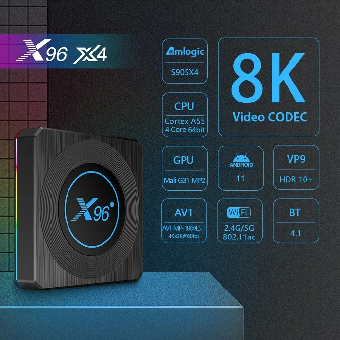 Android 11 TV Box  X96 X4