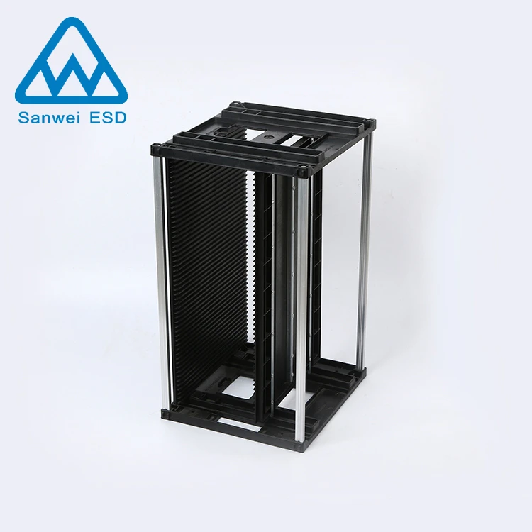 SMT ESD protection PCB durable folding magazine rack for PCB loader