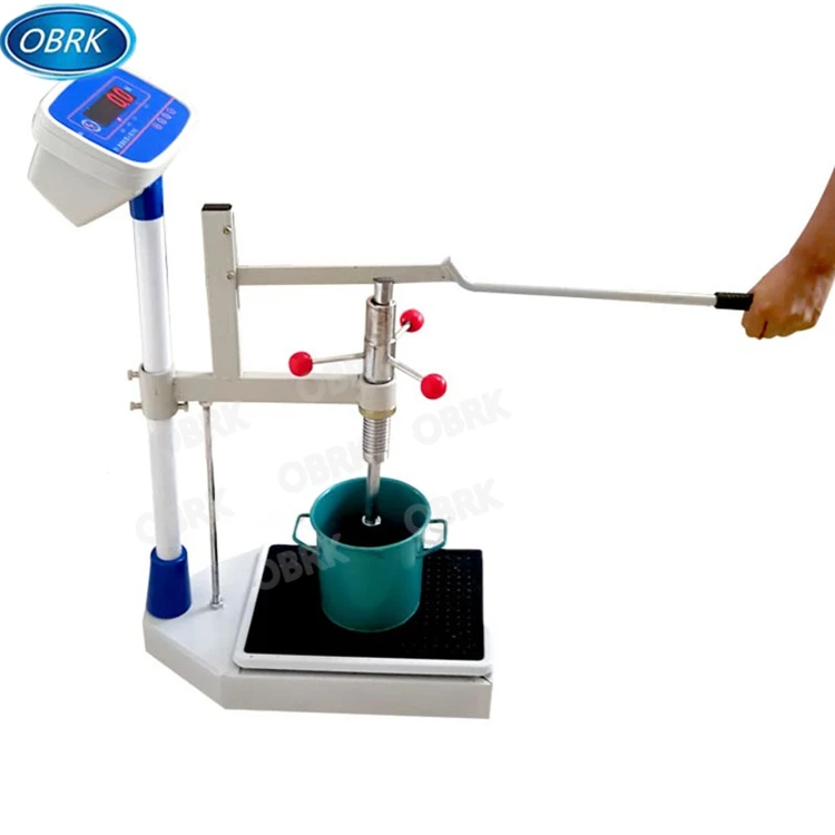 Digital Concrete Penetration Test Apparatus to Determine the Setting Time of Concrete by Means of Penetrations Meter