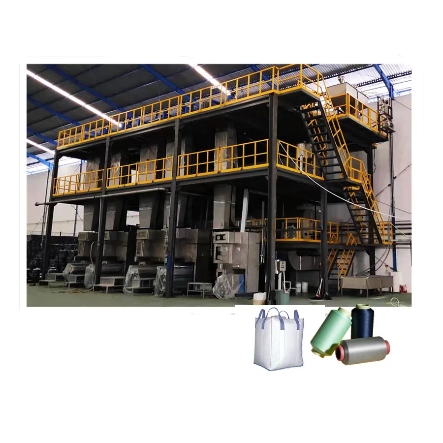 polypropylene fiber fdy pp multifilament yarn spinning drawing line machine