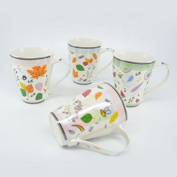 
Fairy tale coffee cup cute thermal conductivity good ceramic mug with handle coffee cup mug 