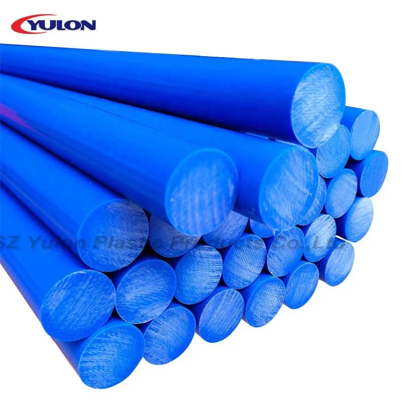 Round Acetal Copolymer Rods Black Opaque Acetal Stock Solid Copolymer Plastic Rods