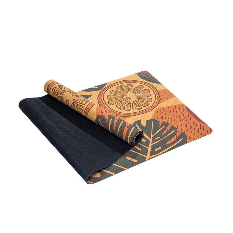 Eco Friendly Natural Rubber Non Slip Portugal Exercise Fitness YOGA Mat Set Custom Cork Yoga Mat