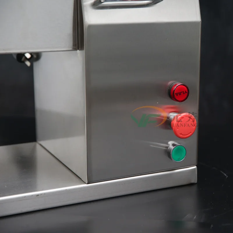 Резак для мяса, быстрый слайсер для мяса, электрический коммерческий слайсер, полностью автоматический слайсер, режущая машина из нержавеющей стали