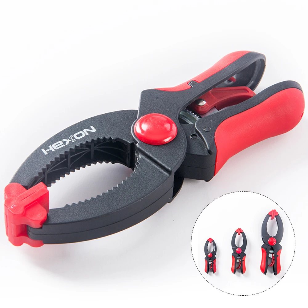 Portable table tool carpenter oval nose ABS plastic nylon wood woodwork woodworking spring clip ratchet spring clamp