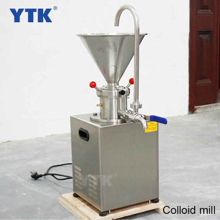 JMC60 Emulsifying Vertical Colloid Mill Peanut Butter Grinding Machine / Tomato Paste Making Machine