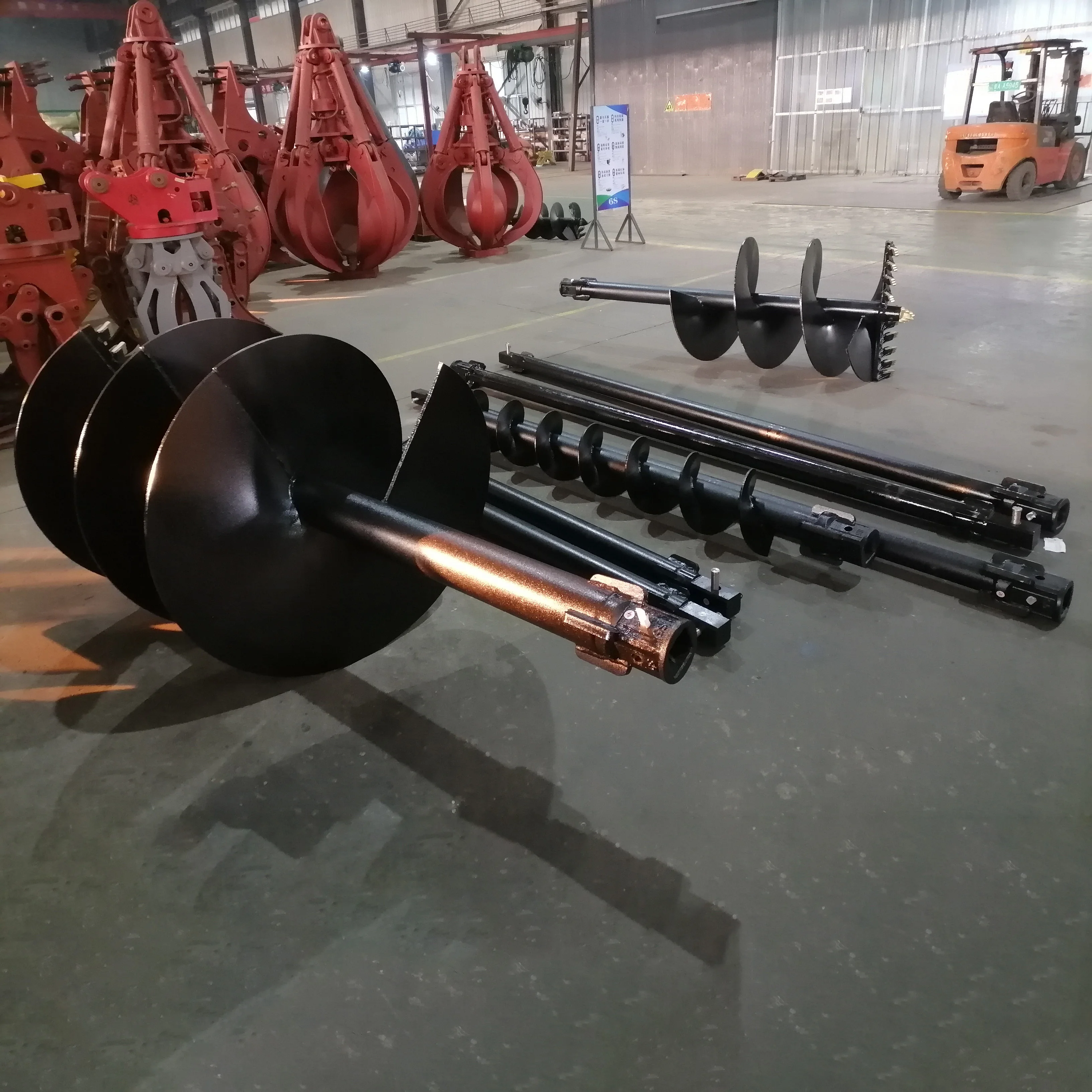 CAT 20 tons  Digging machine hydraulic excavator mounted auger earth auger drill