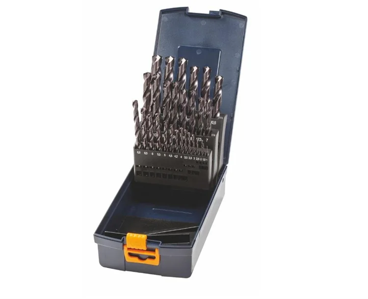 HSS Co8 Jobber Drill Set in a case 1-13KB  Jobber Length Drilling