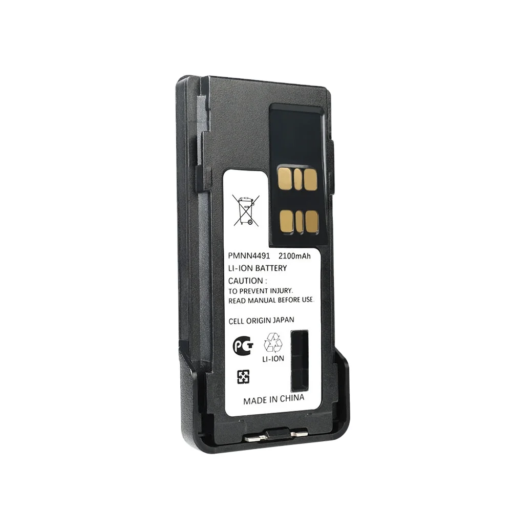 PMNN4491 MotoTRBO IMPRES Moto-rola P8668i2 Way Radio Li-ion Battery PMNN4491 7.4V 2100 mAh walkie talkie lithium ion batteries