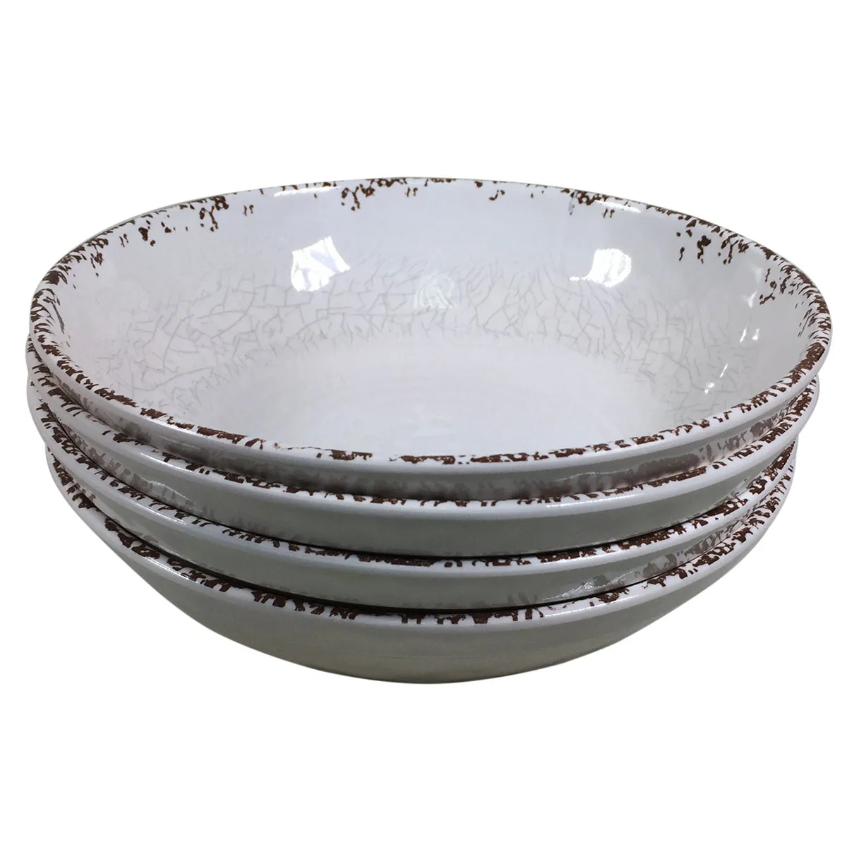 
hot sales factory ODM melamine rustic salad bowl for outdoor or indoor dinner 