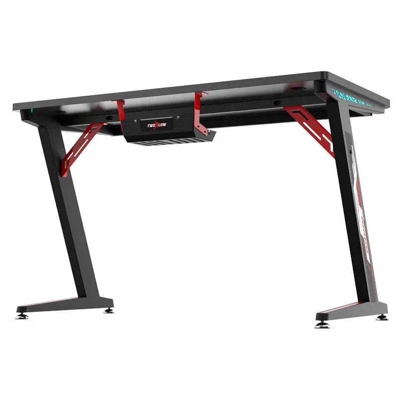 Gaming Table With Led Lights Pc Laptop Study Work Computer Gaming Desk