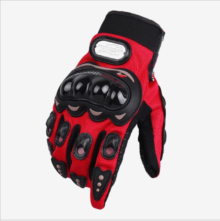 Wholesale Riding Protection Durable Fabric Full Finger OEM Riding Motorcycle Gloves