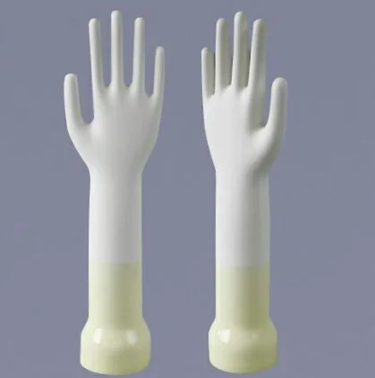 disposable micro touch medical mitten production line with high output black nitrile powder free dipping machine