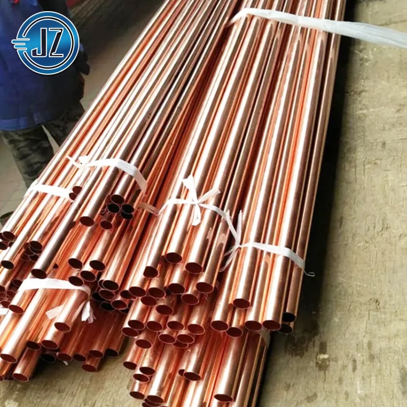 Copper Pipe C1220 C1200 Cooper Tubes Semi-Finished Products Air Conditioner Copper-Aluminum Pipe