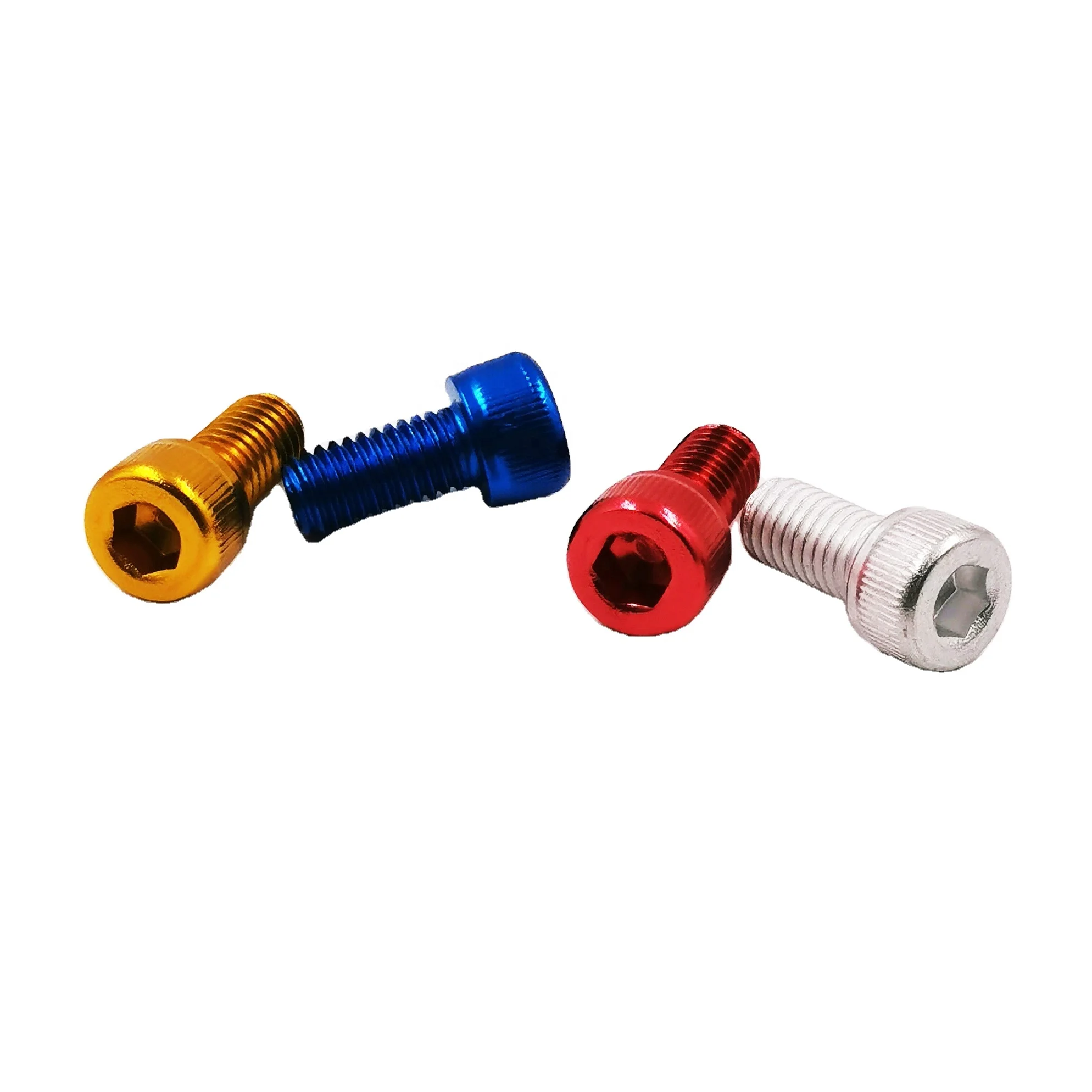DIN912 Hexagon socket head Aluminum screw DIN912 m13 2mm allen hex cap bolt Socket Head Cap Screws for bike
