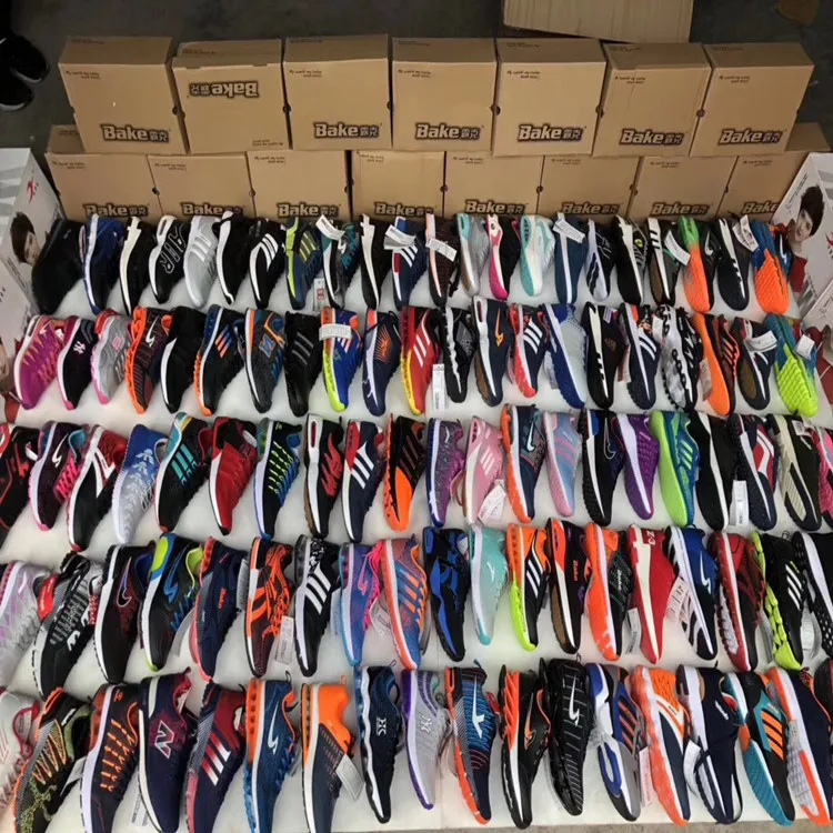 shoes stock Luxury brand mixed packaging sports shoes used shoes
