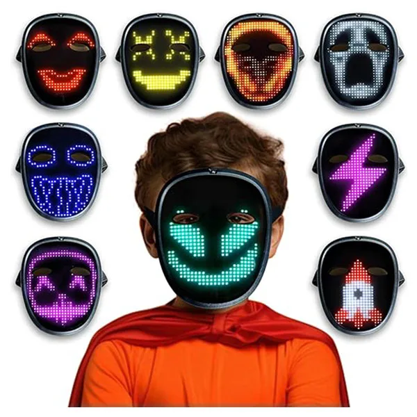 app led mask the best halloween kids party face therapi mask led facial masks