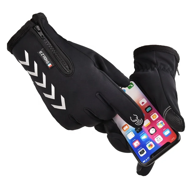 Waterproof and windproof Touch screen Full finger gloves for skiing