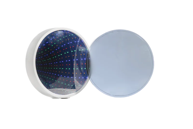 Two Way Hotel 3d Led Acrylic Decorative Infinity Tunnel Mirror Endless Wall Hung Custom size self sticker effect mirror sheet
