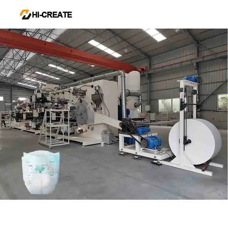 
HC-DP-FS Full Servo Automatic Baby Diaper Making Machine 