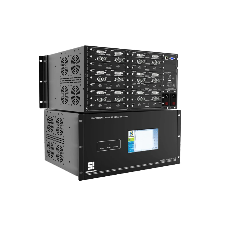 Lcd HDMI 10.2Gbps 4K60 Video Wall Controller video signal matrix switcher system Video matrix switch