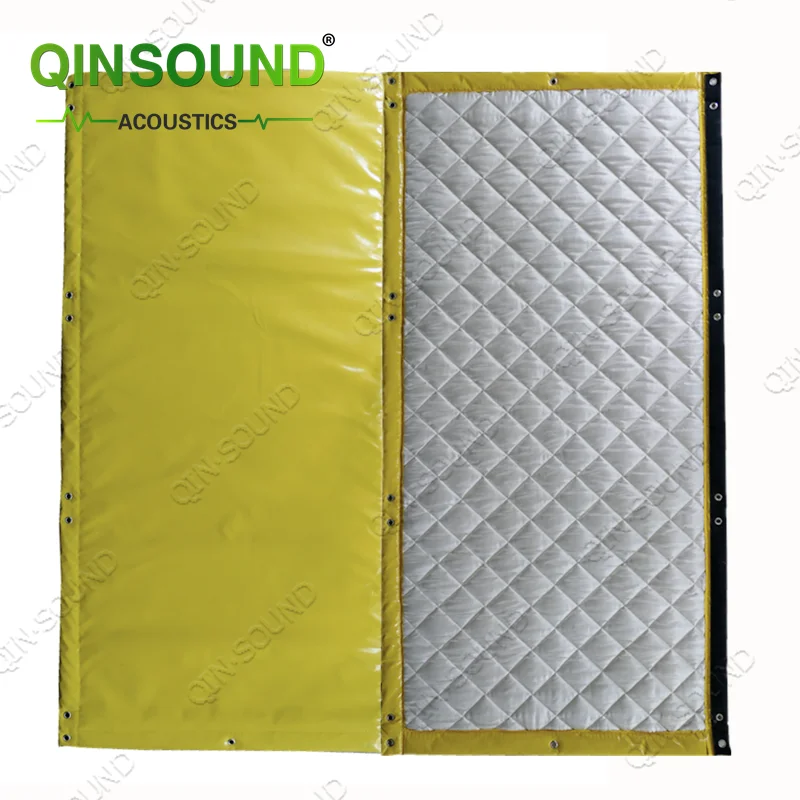 Outdoor Water Proof Noise Absorption MLV Soundproofing Sound Blanket for Materials Construction Site