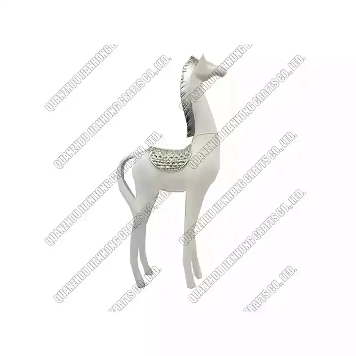 European Animal Modern Home Decoration Gift Resin Horse Statue Model Crafts