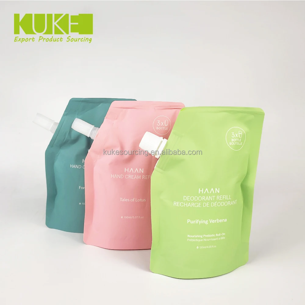 Tomato sauce packaging food grade plastic drink packaging bag spout pouch hot sale ketchup packaging