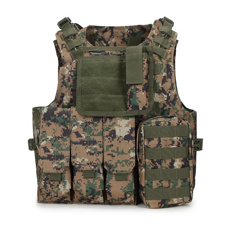 Wholesale  Outdoor Quick Release Military Equipment Tactical Military Vest Airsoft Vest for Men