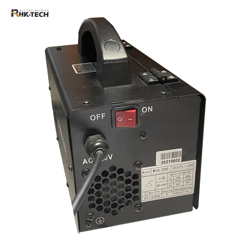 RHK China manufacturer 2in1 gassless 120A MMA/MIG  Wire Feeder Welding Machine