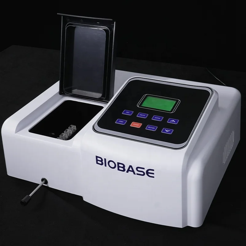 BIOBASE Manufacturer Spectrophotometer Single Beam Grating 1200L/mm 200-1020nm Spectrophotometer in Stock