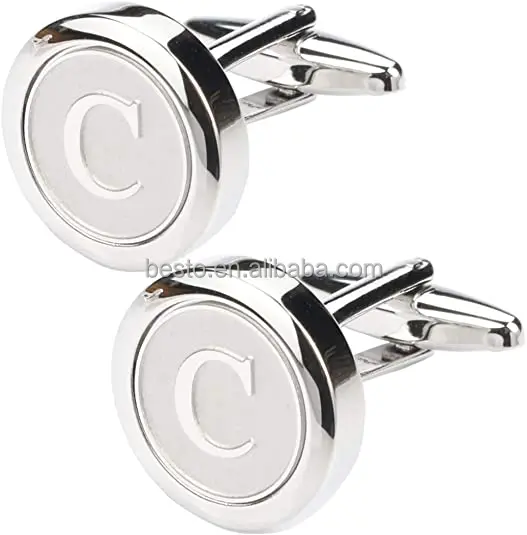 High quality hot sale vintage men metal cufflinks sets for business man