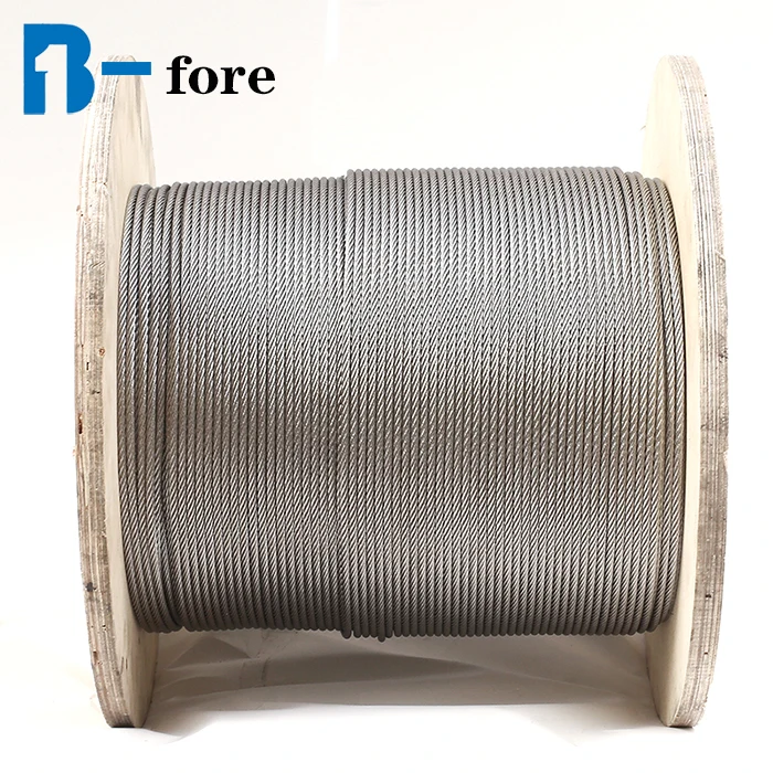 
High corrosion resistance aisi 304 316 /7*7 7*19/1.5mm 5mm 6mm 8mm 10mm 12mm 16mm ropes alambre stainless steel wire rope 