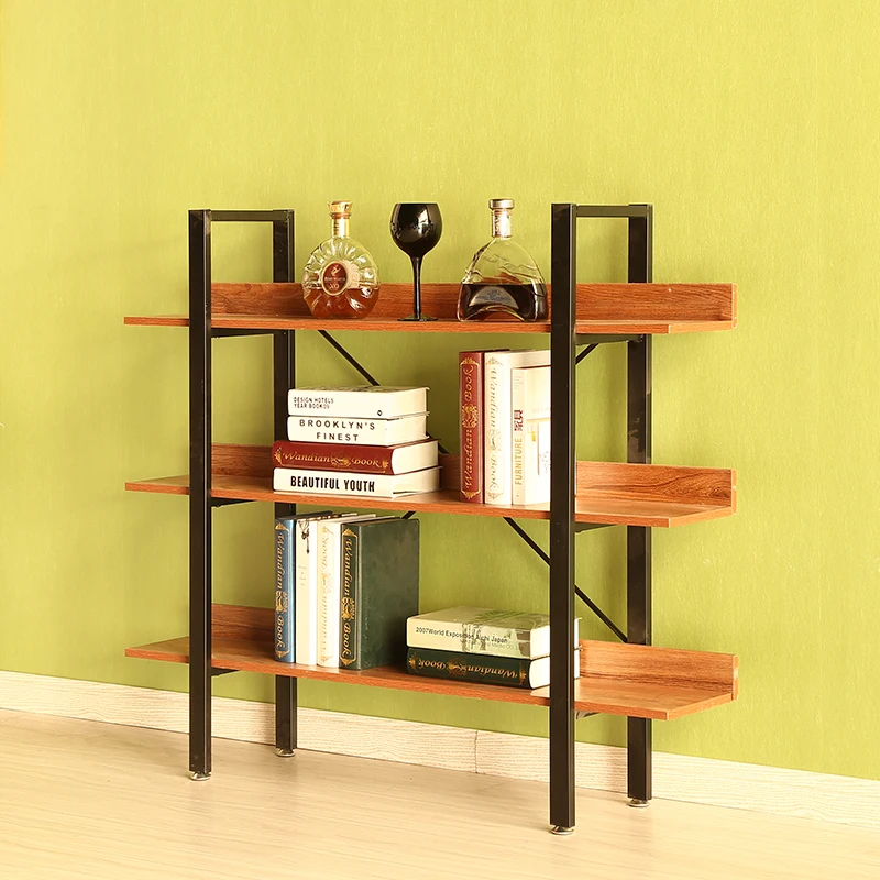 Современный Античный дизайн, деревянные книжные шкафы, декоративная промышленная металлическая деревянная лестница, книжная полка