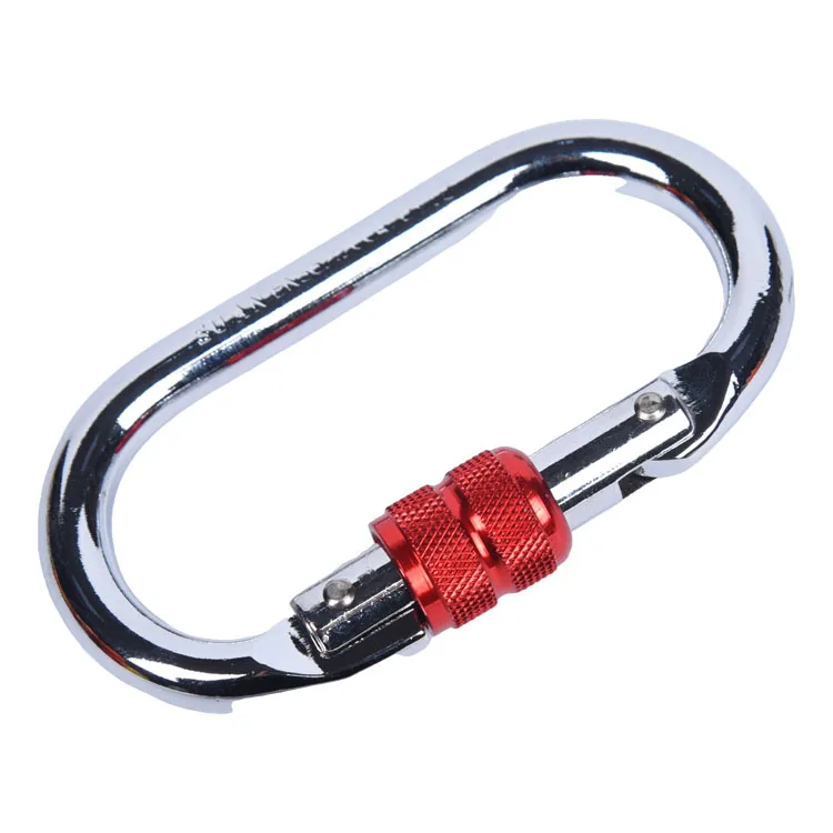 high quality chain sling Climbing connecting ring aerial yoga Aluminum-magnesium safety lock hook