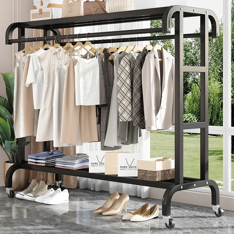 Garment Display Rack Metal Coat Rack High Service Life Clothes Shelving  Heavy Duty A Grade Clothes Display Rack